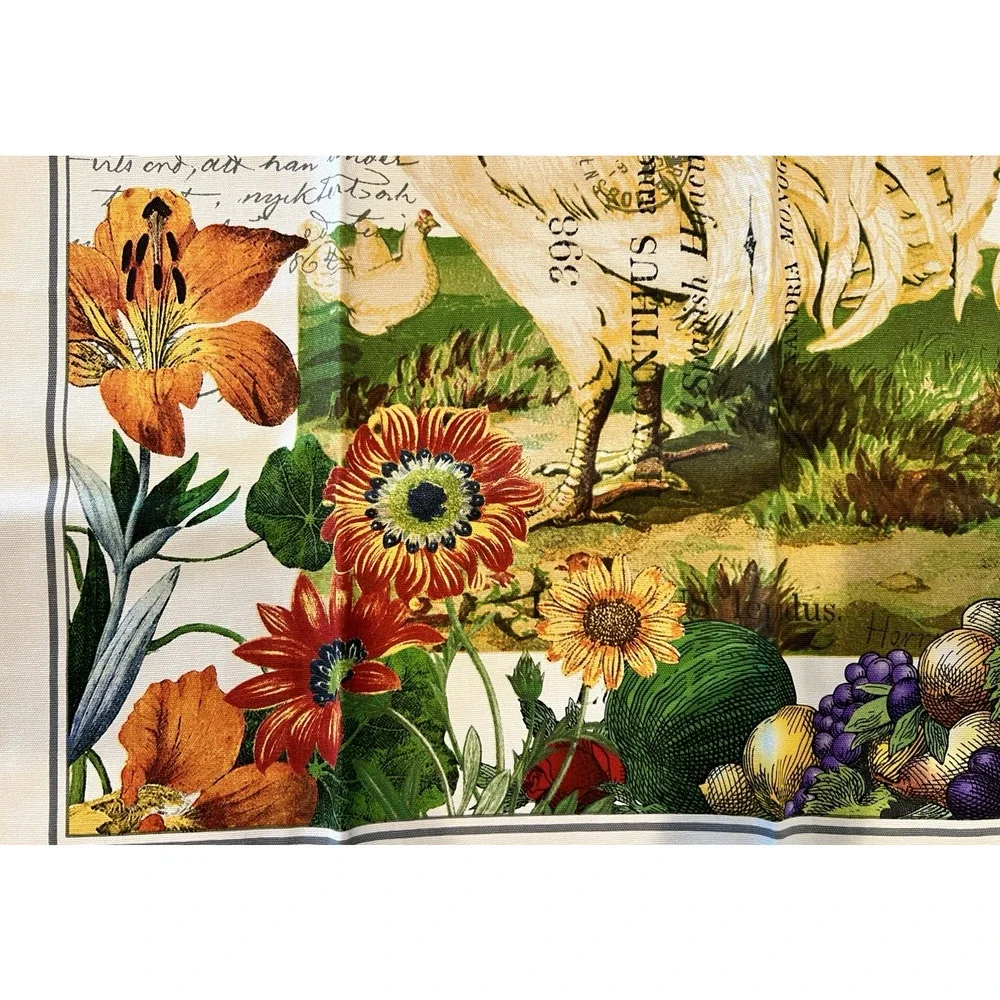 Michel Design Works Farmers Market Rooster Kitchen Towel French Country Set of 2
